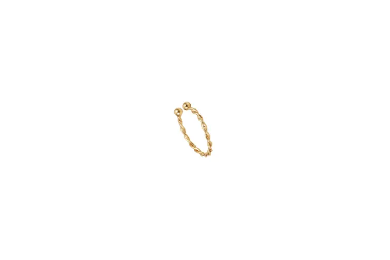 Bague d'oreille dorée - TWIST