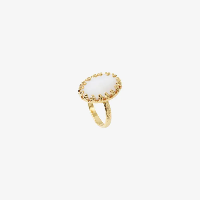 Bague plaqué or petit modèle - DUBARRY