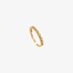 Bague plaquée or - BONNIE