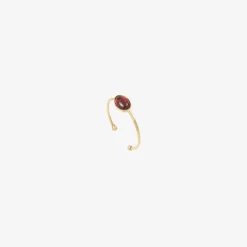 Bague plaquée or - CAB OVALE