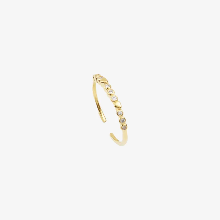 Bague plaquée or - CASSIE