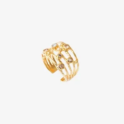 Bague plaquée or - DRIB DELUXE