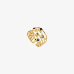 Bague plaquée or - DRIB DELUXE