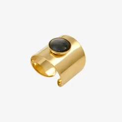 Bague plaquée or - MINIMAL