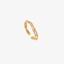 Bague plaquée or - N°1
