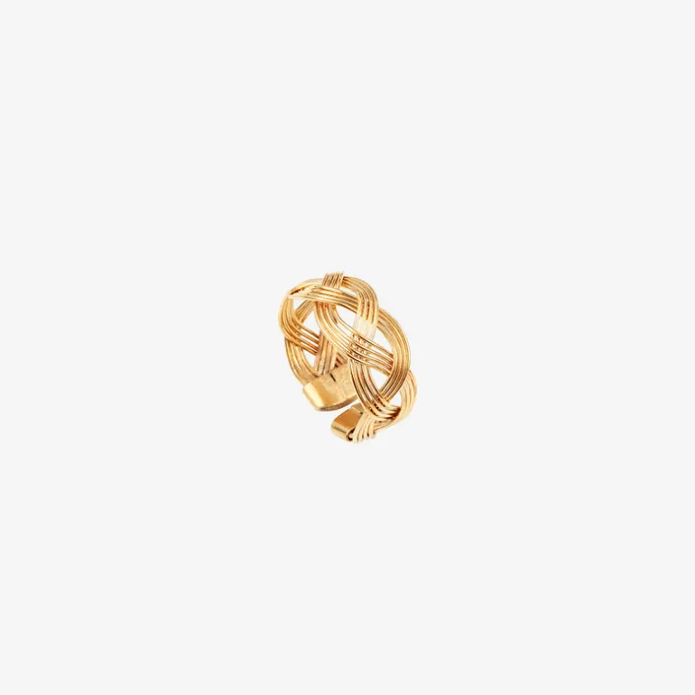 Bague plaquée or - N°6