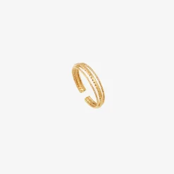 Bague plaquée or - N°2