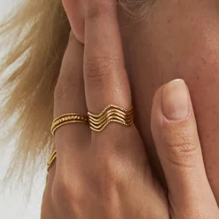Bague plaquée or - N°2