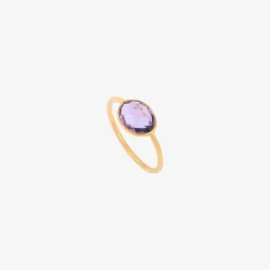 Bague plaquée or - SERTI PM