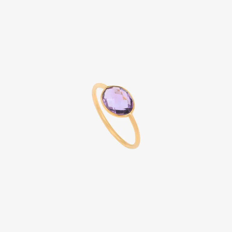 Bague plaquée or - SERTI PM