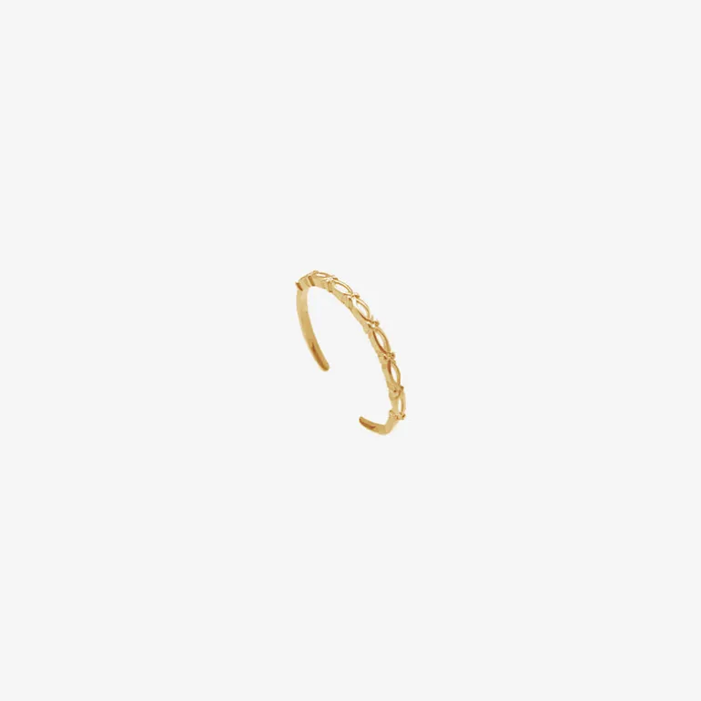 Bague plaquée or - TALIA