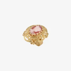 Bague plaquée or grand modele - DUBARRY