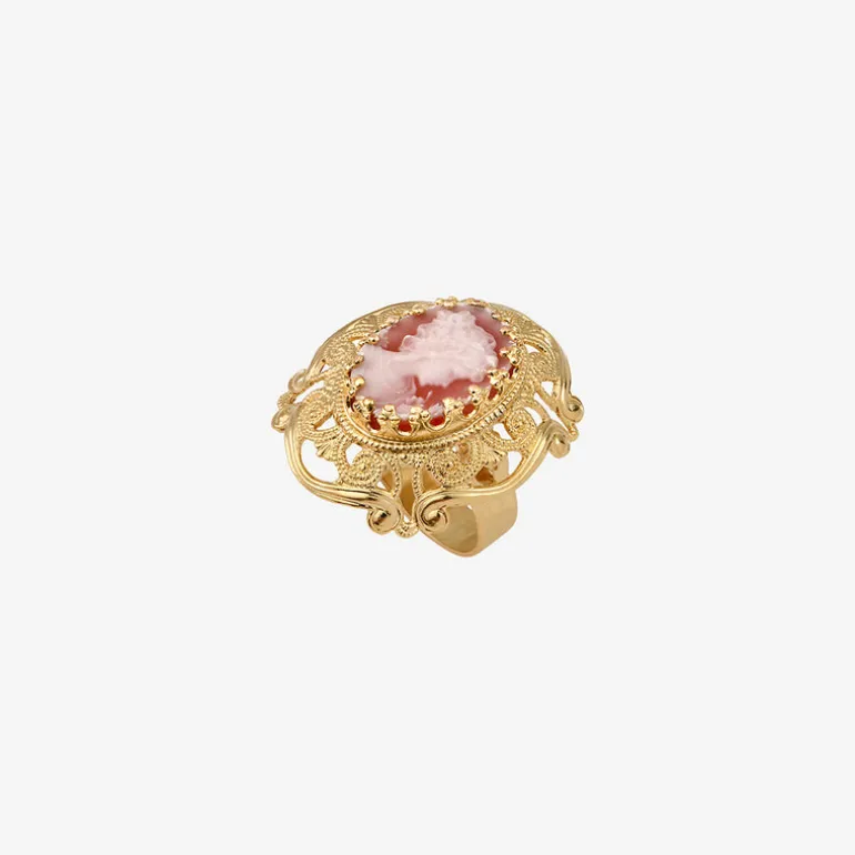 Bague plaquée or grand modele - DUBARRY
