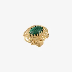 Bague plaquée or grand modele - DUBARRY