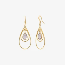 Boucles d'oreilles dorées - SELMA