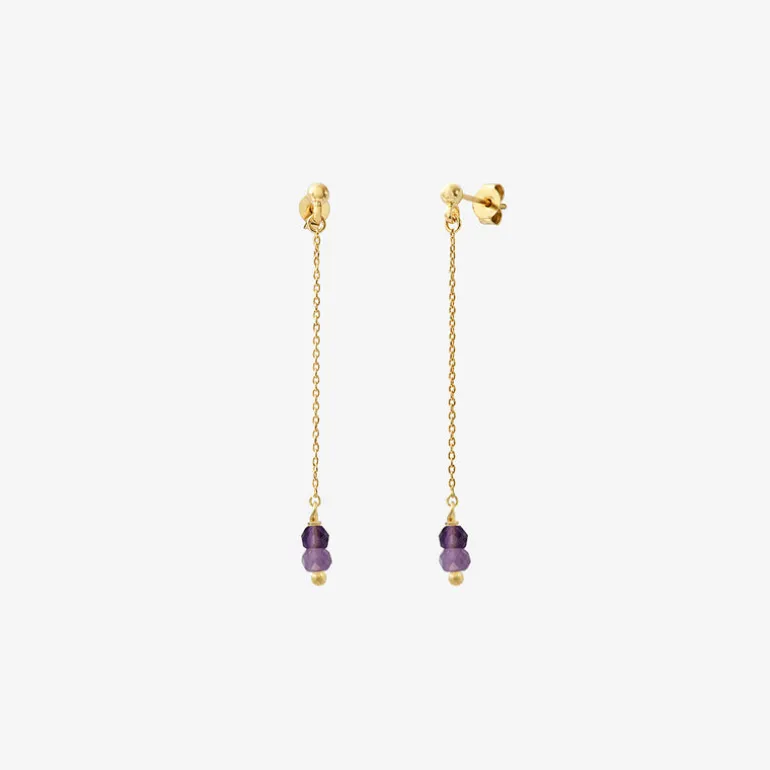 Boucles d'oreilles dorées - VENUS