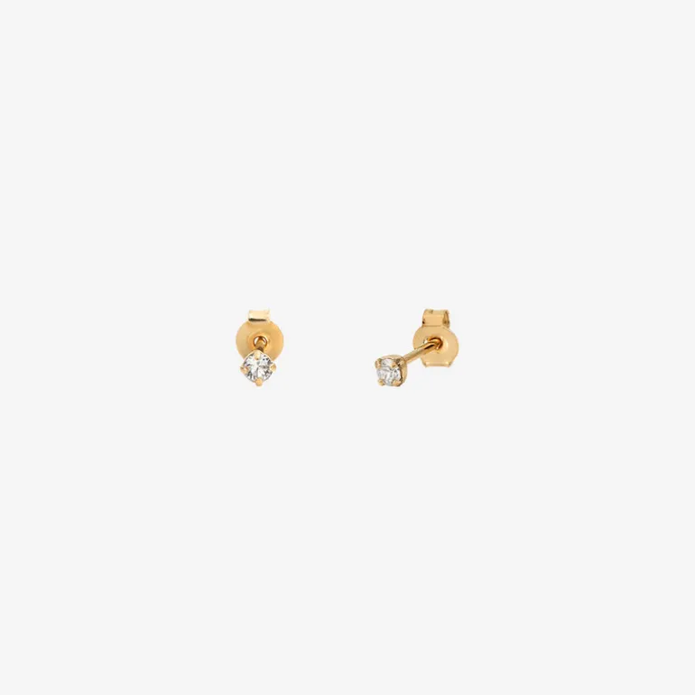Boucles d'oreilles dorées - PARIS
