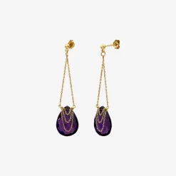 Boucles d'oreilles dorées - SOLANGE