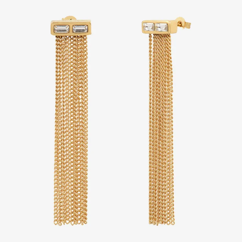 Boucles d'oreilles dorées - VERTU