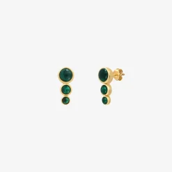Boucles d'oreilles dorées - ANDREA