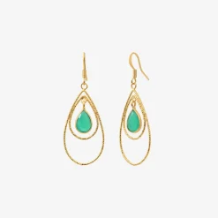 Boucles d'oreilles dorées - SELMA