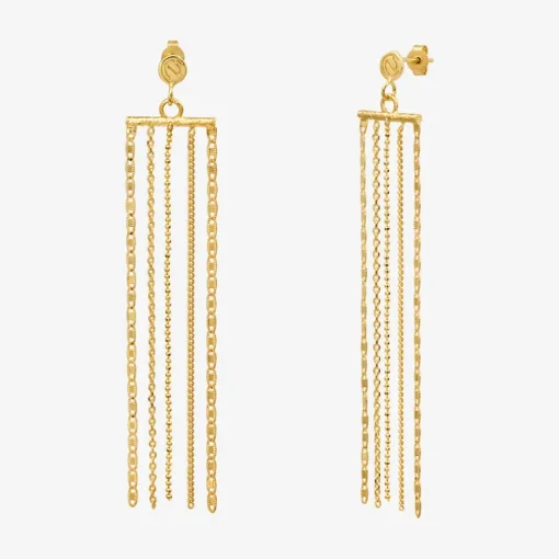 Boucles d'oreilles dorées - BYZANCE