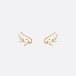 Boucles d'oreilles dorées acacia - KIND OF THINGS