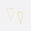 Boucles d'oreilles dorées amour - KIND OF THINGS