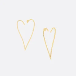 Boucles d'oreilles dorées amour - KIND OF THINGS