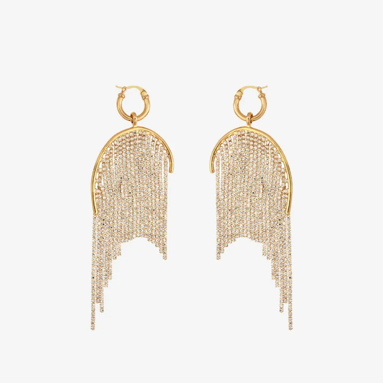 Boucles d'oreilles dorées barbie - KIND OF THINGS