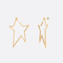 Boucles d'oreilles dorées celeste - KIND OF THINGS
