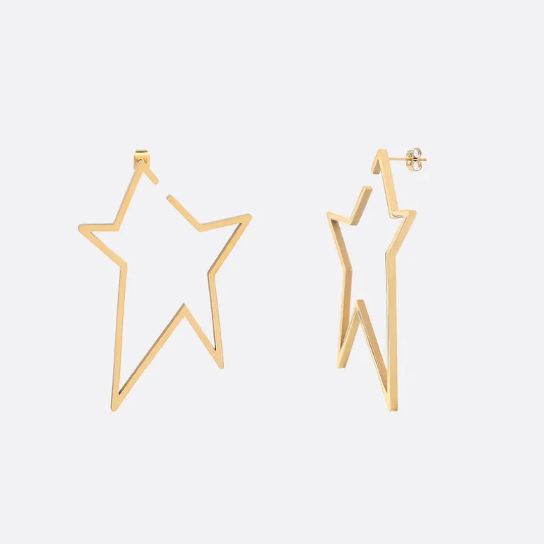 Boucles d'oreilles dorées celeste - KIND OF THINGS