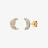 Boucles d'oreilles dorées moon - KUCHI