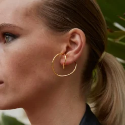 Boucles d'oreilles dorées simone - KIND OF THINGS