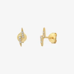 Boucles d'oreilles puces dorées - TORN