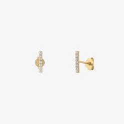 Boucles d'oreilles puces dorées - GIL