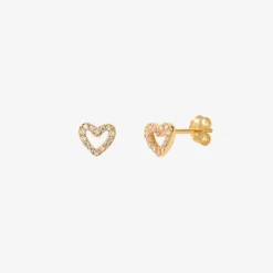 Boucles d'oreilles puces dorées - MINA