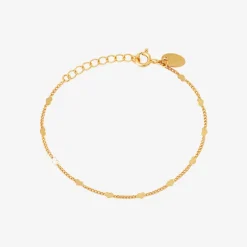 Bracelet doré chaines simples - MINI HEARTS