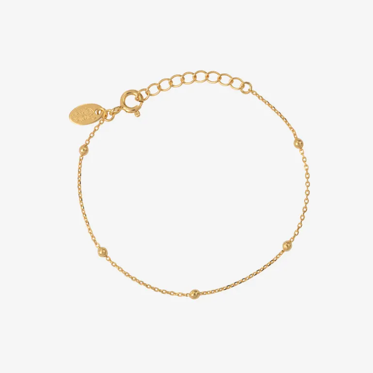 Bracelet doré chaines simples - EMI