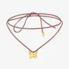 Collier cordon doré petit modèle - BUTTERFLY