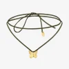 Collier cordon doré petit modèle - BUTTERFLY