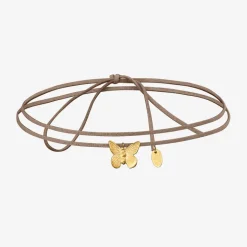 Collier cordon doré petit modèle - BUTTERFLY
