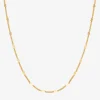 Collier doré chaines simples - MINI HEARTS