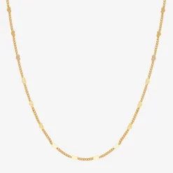 Collier doré chaines simples - MINI HEARTS