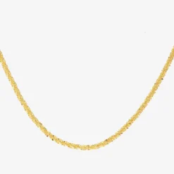 Collier doré chaines simples - SPARKLE