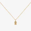 Collier doré champ crystal - PARTY