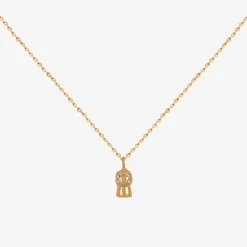 Collier doré champ crystal - PARTY