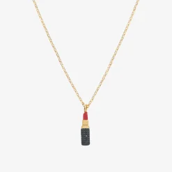 Collier doré lipstick - KUCHI