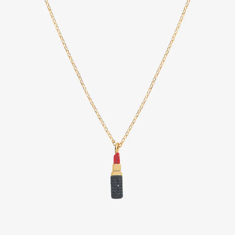 Collier doré lipstick - KUCHI