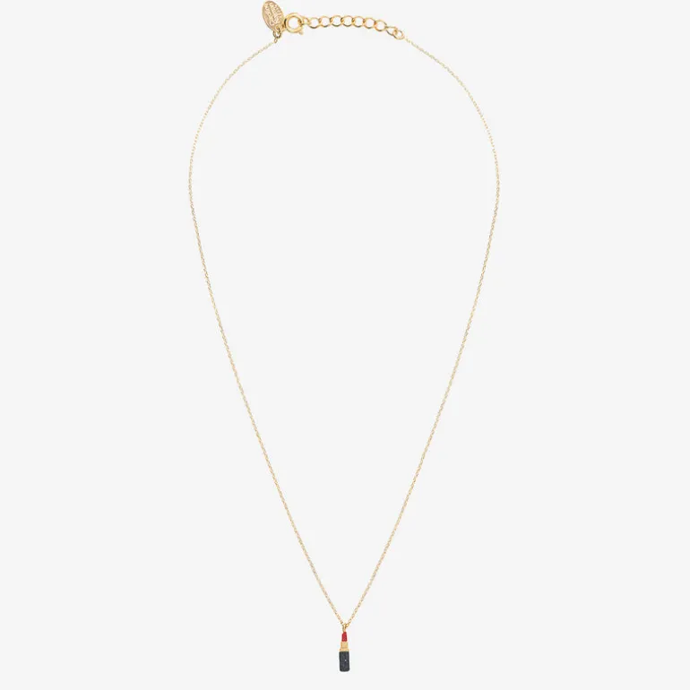 Collier doré lipstick - KUCHI
